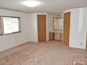 Large Master Bedroom.