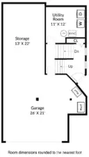 Lower level floorplan