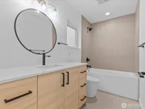 Lower level bathroom