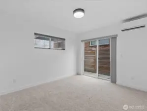 Guest bedroom on lower level