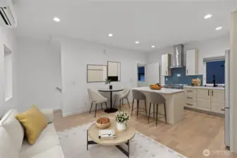 Living Room/Dining/Kitchen