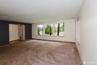 View of the lake from the lliving room