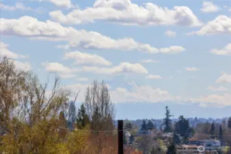 On a Clear Day Mt. Rainier Shows Herself in all of Her Glory