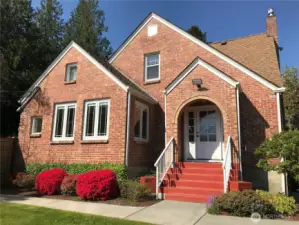 Welcome to this stunning brick tudor home!
