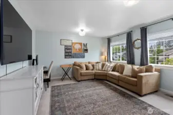 Bonus Room is the 5th bedroom found on the 2nd level: Double french doors and west facing windows.