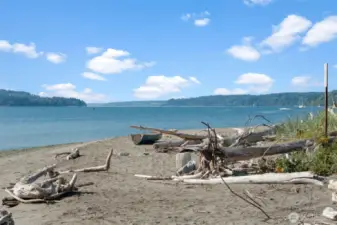 Private community beach