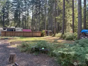 Left back side of the property