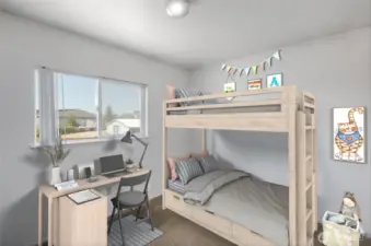 Bedroom 2 Virtual Stage