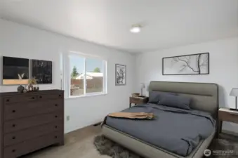 Primary Bedroom Virtual Stage