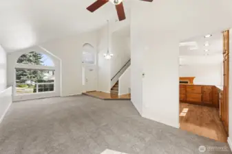 The interior of the home has been recently painted.