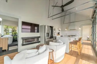 Full ADU with kitchen, living room, 1bd, 1bath