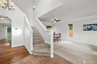 Entry to Office, Living Room & Dining Room