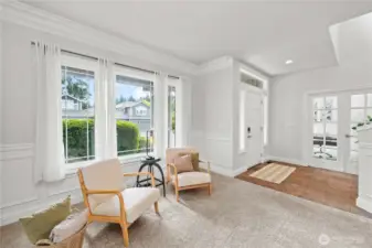View of Enty & Office/5th Bedroom