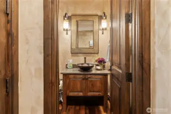 Powder bath on main