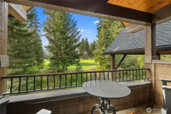 Upstairs bedroom #1 with private balcony