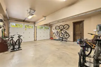 Two car finished garage