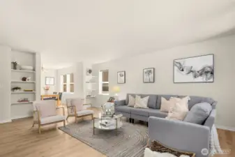 Enjoy high ceilings and open spaces.