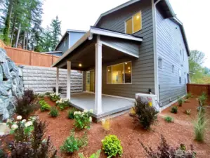 Extended covered patio