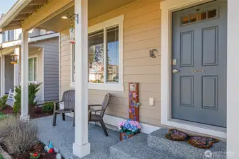 Covered Patio- Front Door