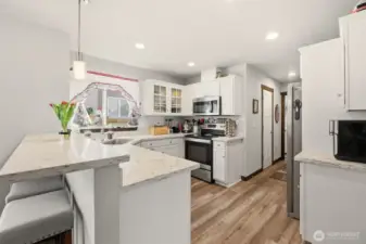 Kitchen looking from Living Room