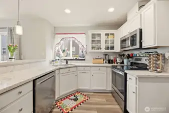 Kitchen bigger than it looks