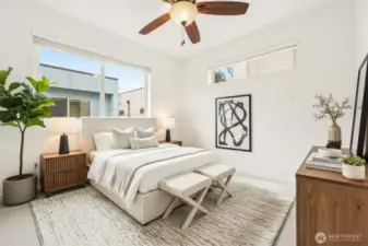 Third Upstairs Bedroom with Great Natural Light