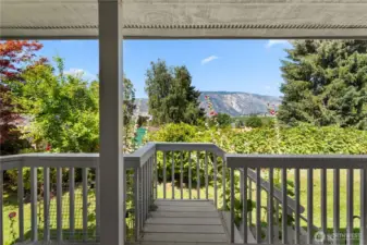 back porch - view of Slide Ridge