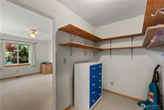 Primary closet