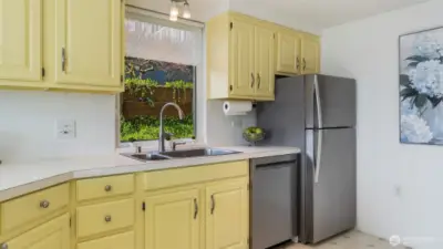 Newer stainless steel appliances