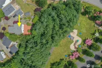 Jensen Park and playground is located above the house on McNeil St.