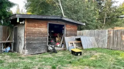 Shed for storage