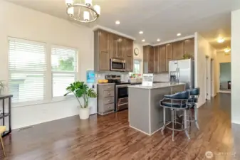 Open floorplan kitchen dining living room