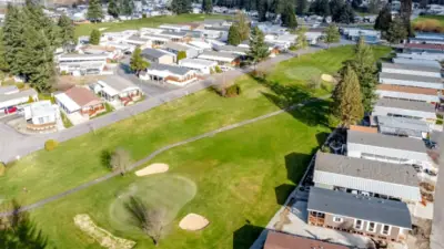 Golfing just steps away...