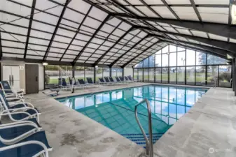 Swimming pool accessible year round to all members