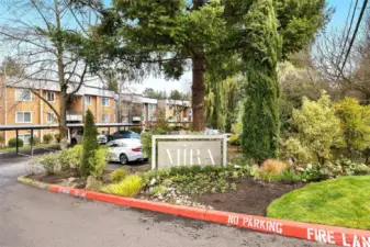 Exterior signage & access driveway