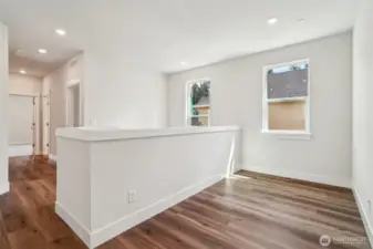 Upstairs loft