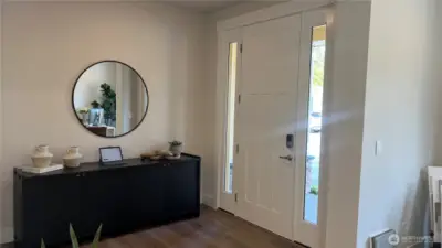 Spacious entry