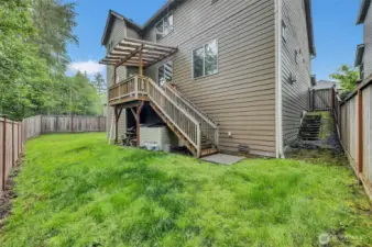 Back yard  & Deck View