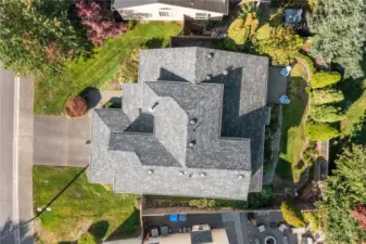 Aerial view of home