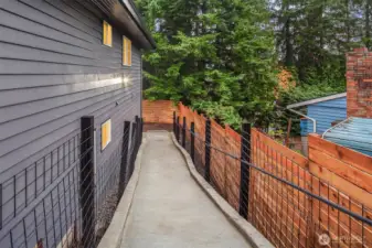 Easily access the lower level here!