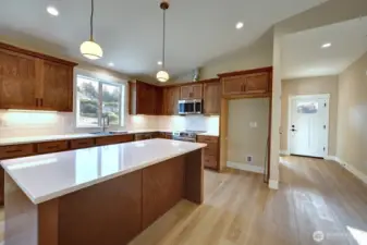 Under Cabinet Lighting with Soft Close Cabinets