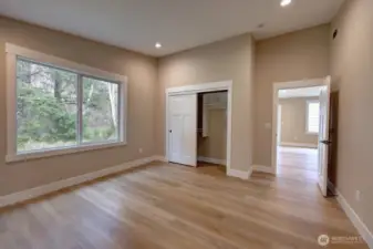 Primary Bedroom showing large closet