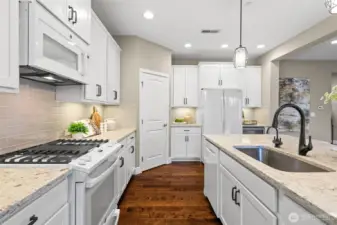 This home is meant for togetherness and entertaining with the open concept floor plan.