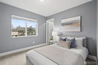 2nd view of bedroom 1.