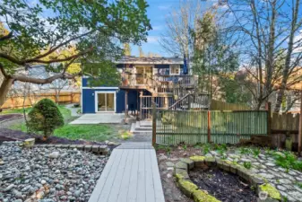 Options for outdoor entertaining, gardening or just relaxing