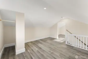 Closet and Office area for Upper Bedroom