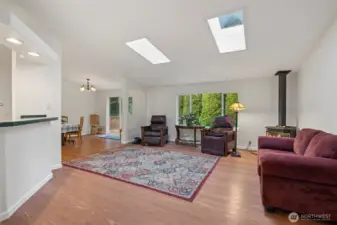 View as you walk in the front door