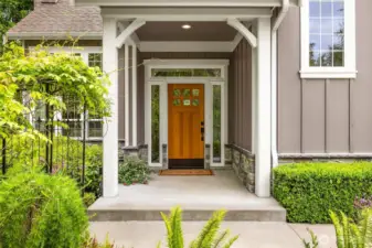 The home also features both hot and cold water outside by the garage to make washing vehicles more pleasant.
