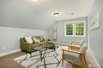 The bonus room could be an artist studio, office, guest room. . .