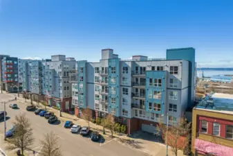 Top floor unit has no upstairs neighbors.